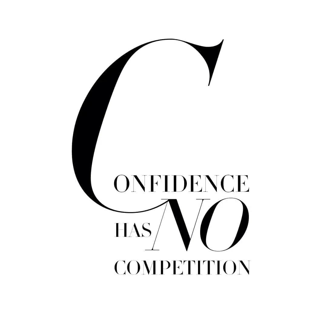 Confidence has no competition logo. Mobile image