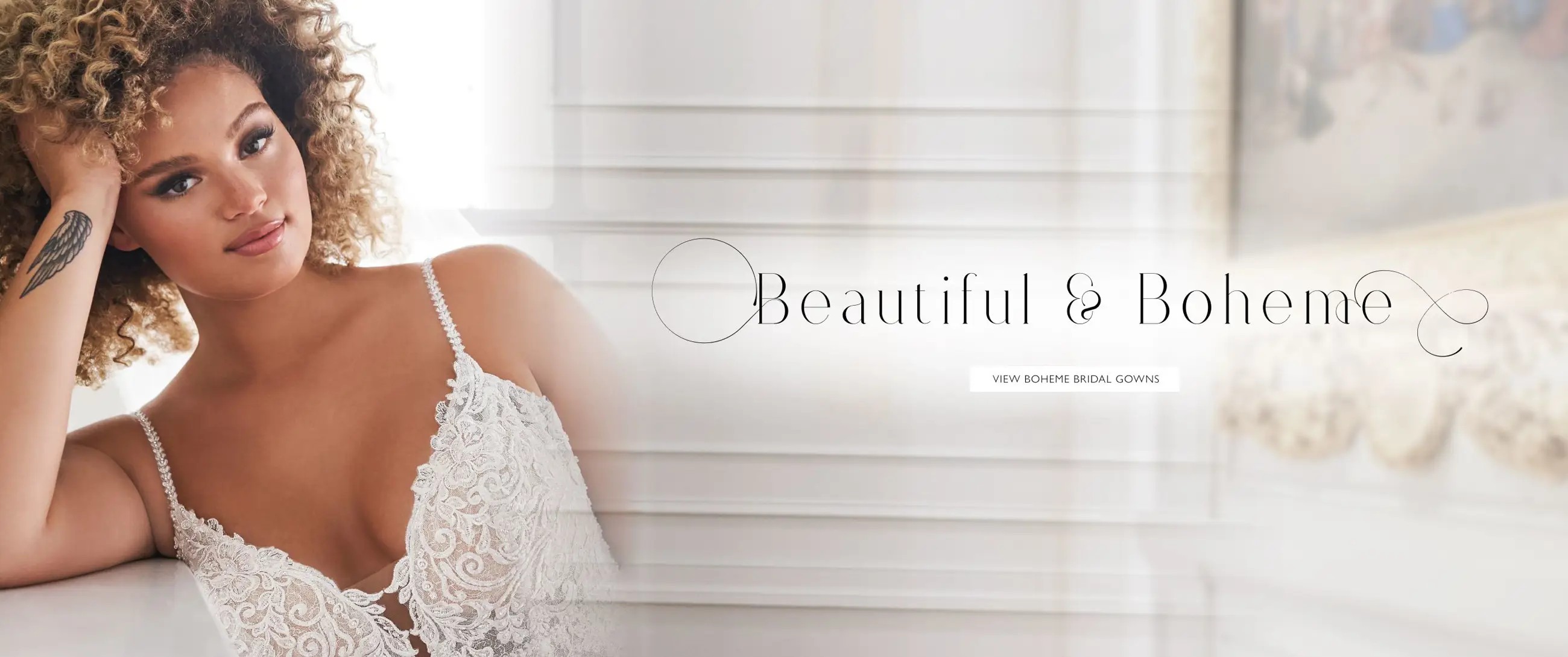 Beautiful and Boheme wedding dresses at Starlet Bridal